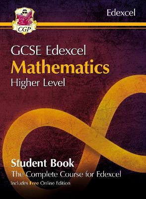 GCSE Maths Edexcel Student Book - Higher (with Online Edition) - CGP Books - cover