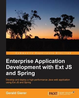Enterprise Application Development with Ext JS and Spring - Gerald Gierer - cover