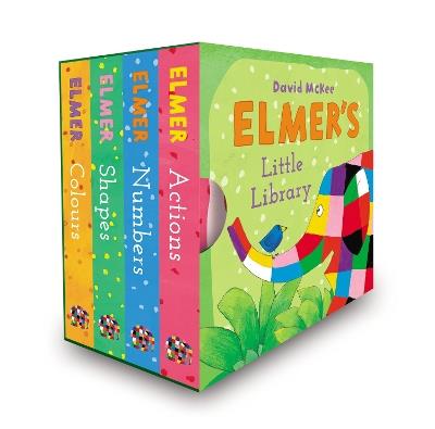 Elmer's Little Library - David McKee - cover
