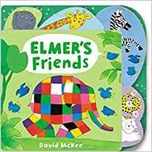 Elmer's Friends: Tabbed Board Book - David McKee - cover