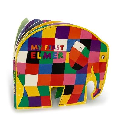 My First Elmer: Shaped Board Book - David McKee - cover