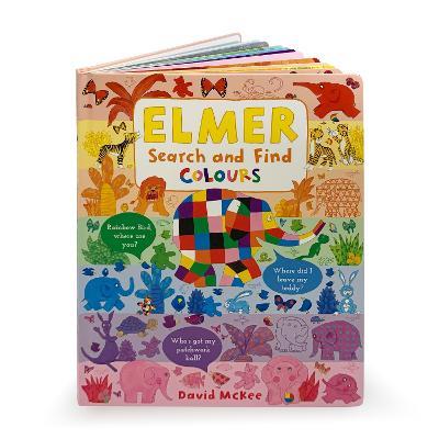 Elmer Search and Find Colours - David McKee - cover
