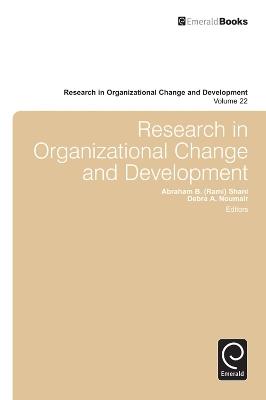 Research in Organizational Change and Development - cover