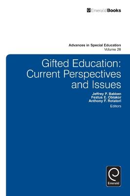 Gifted Education: Current Perspectives and Issues - cover
