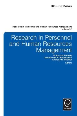 Research in Personnel and Human Resources Management - cover
