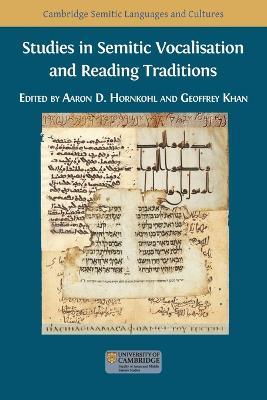 Studies in Semitic Vocalisation and Reading Traditions - cover