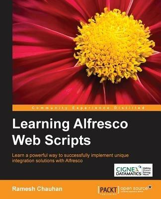 Learning Alfresco Web Scripts - Ramesh Chauhan - cover