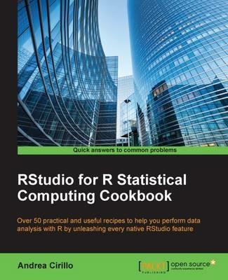RStudio for R Statistical Computing Cookbook - Andrea Cirillo - cover