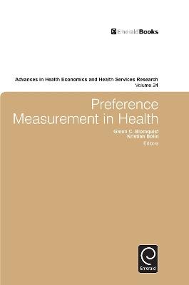 Preference Measurement in Health - cover
