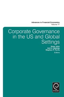 Corporate Governance in the US and Global Settings - cover