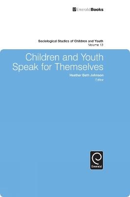 Children and Youth Speak for Themselves - cover