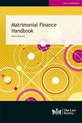 Matrimonial Finance Handbook - Mena Ruparel - cover