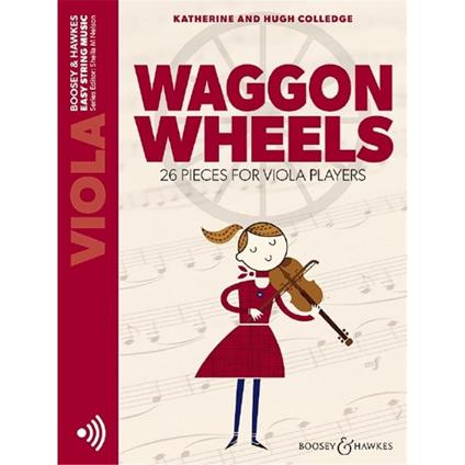  Waggon Wheels + Audio Online - Viola - 26 pieces for  viola players-Hugh Colledge -  Hugh Colledge - copertina