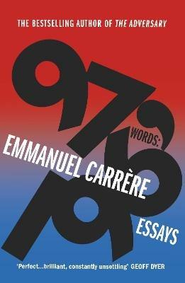 97,196 Words: Essays - Emmanuel Carrere - cover