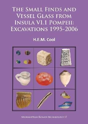 The Small Finds and Vessel Glass from Insula VI.1 Pompeii: Excavations 1995-2006 - H.E.M. Cool - cover