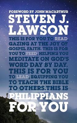 Philippians For You: Shine with joy as you live by faith - Steven J Lawson - cover