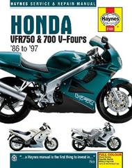 Honda VFR750 & 700 V-Fours (86 - 97) Haynes Repair Manual: 86-97