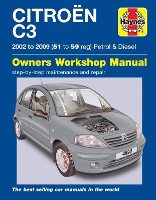 Citroen C3 Petrol & Diesel (02 - 09) Haynes Repair Manual - Haynes Publishing - cover