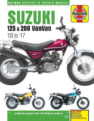 Suzuki RV125/200 VanVan (03 - 17) Haynes Repair Manual - Phil Mather - cover