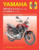 Yamaha YBR125 (05 - 16) & XT125R/X (05 - 09) Haynes Repair Manual
