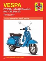 Vespa PPX125, 150 & 200 Scooters (incl. LML Star 2T) (78-17)