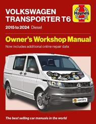 Volkswagen Transporter T6 2015 to 2024 Diesel: Owners Workshop Manual - Now includes additional online repair data