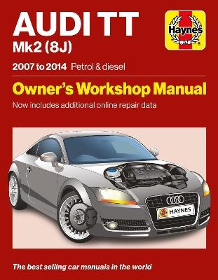 Audi TT Mk2 (8J) 2007 to 2014 Petrol & Diesel: Owners Workshop Manual - Now includes additional online repair data - Haynes Group Ltd - cover
