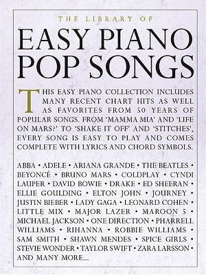 The Library Of Easy Piano Pop Songs - Hal Leonard Publishing Corporation - cover