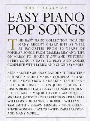 The Library Of Easy Piano Pop Songs - Hal Leonard Publishing Corporation - cover