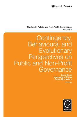 Contingency, Behavioural and Evolutionary Perspectives on Public and Non-Profit Governance - cover