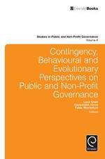 Contingency, Behavioural and Evolutionary Perspectives on Public and Non-Profit Governance