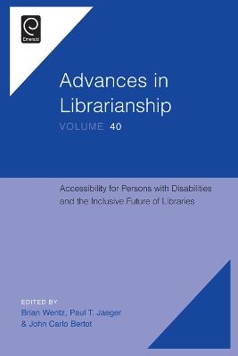 Accessibility for Persons with Disabilities and the Inclusive Future of Libraries - cover