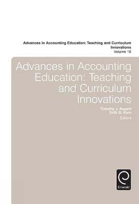 Advances in Accounting Education: Teaching and Curriculum Innovations - cover