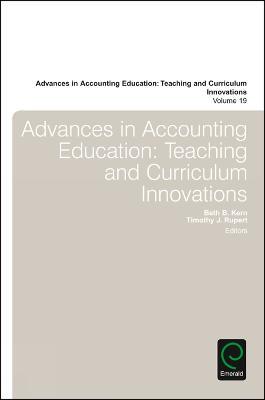 Advances in Accounting Education: Teaching and Curriculum Innovations - cover