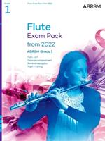 Flute Exam Pack from 2022, ABRSM Grade 1: Selected from the syllabus from 2022. Score & Part, Audio Downloads, Scales & Sight-Reading