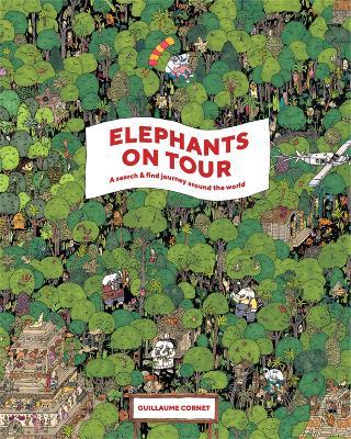 Elephants on Tour: A Search & Find Journey Around the World - cover