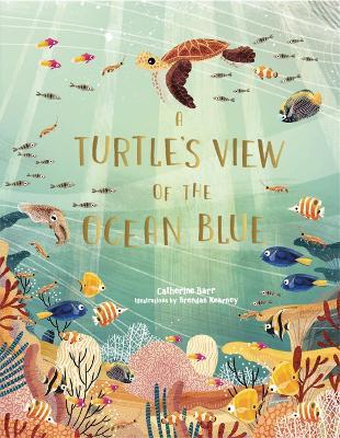 A Turtle's View of the Ocean Blue - Catherine Barr - cover