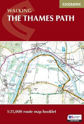 The Thames Path Map Booklet: 1:25,000 OS Route Map Booklet - Leigh Hatts - cover