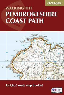 Pembrokeshire Coast Path Map Booklet: 1:25,000 OS Route Mapping - cover