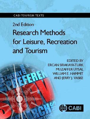 Research Methods for Leisure, Recreation and Tourism - cover