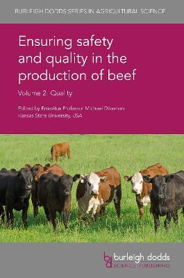 Ensuring Safety and Quality in the Production of Beef Volume 2: Quality - cover