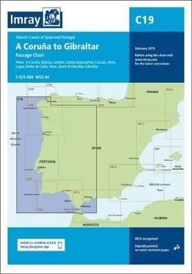 Imray Chart C19: A Coruna to Gibraltar - Imray - cover