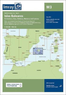 Imray Chart M3: Islas Baleares - Formentera, Ibiza, Mallorca, Menorca - Imray - cover