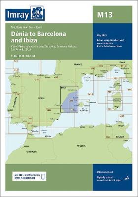Imray Chart M13: Denia to Barcelona and Ibiza - Imray - cover
