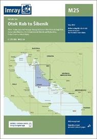 Imray Chart M25: M25 Otok Rab to Sibenik