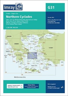 Imray Chart G31: Northern Cyclades - Imray - cover