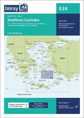 Imray Chart G34: Southern Cyclades - Imray - cover