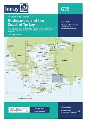 Imray Chart G35: Dodecanese and the Coast of Turkey - Imray - cover