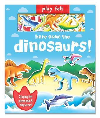 Play Felt Here Come the Dinosaurs - Activity Book - Georgina Wren - cover