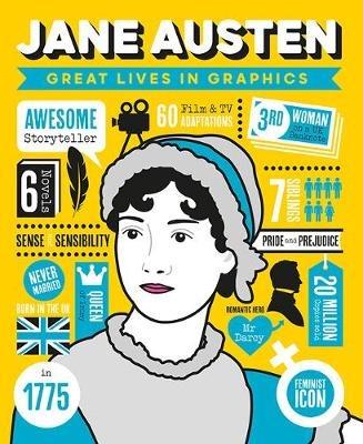 Great Lives in Graphics: Jane Austen - GMC Editors - cover